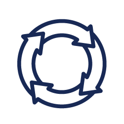 Circular arrows refresh icon